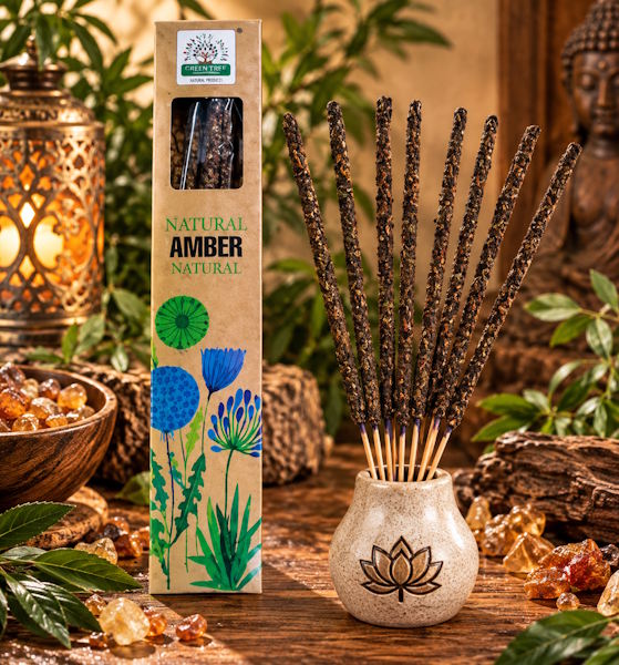 Incienso Orgánico Ámbar Palo santo Orkay 25 gr Incienso Orgánico Ámbar Palo santo Orkay 25 gr